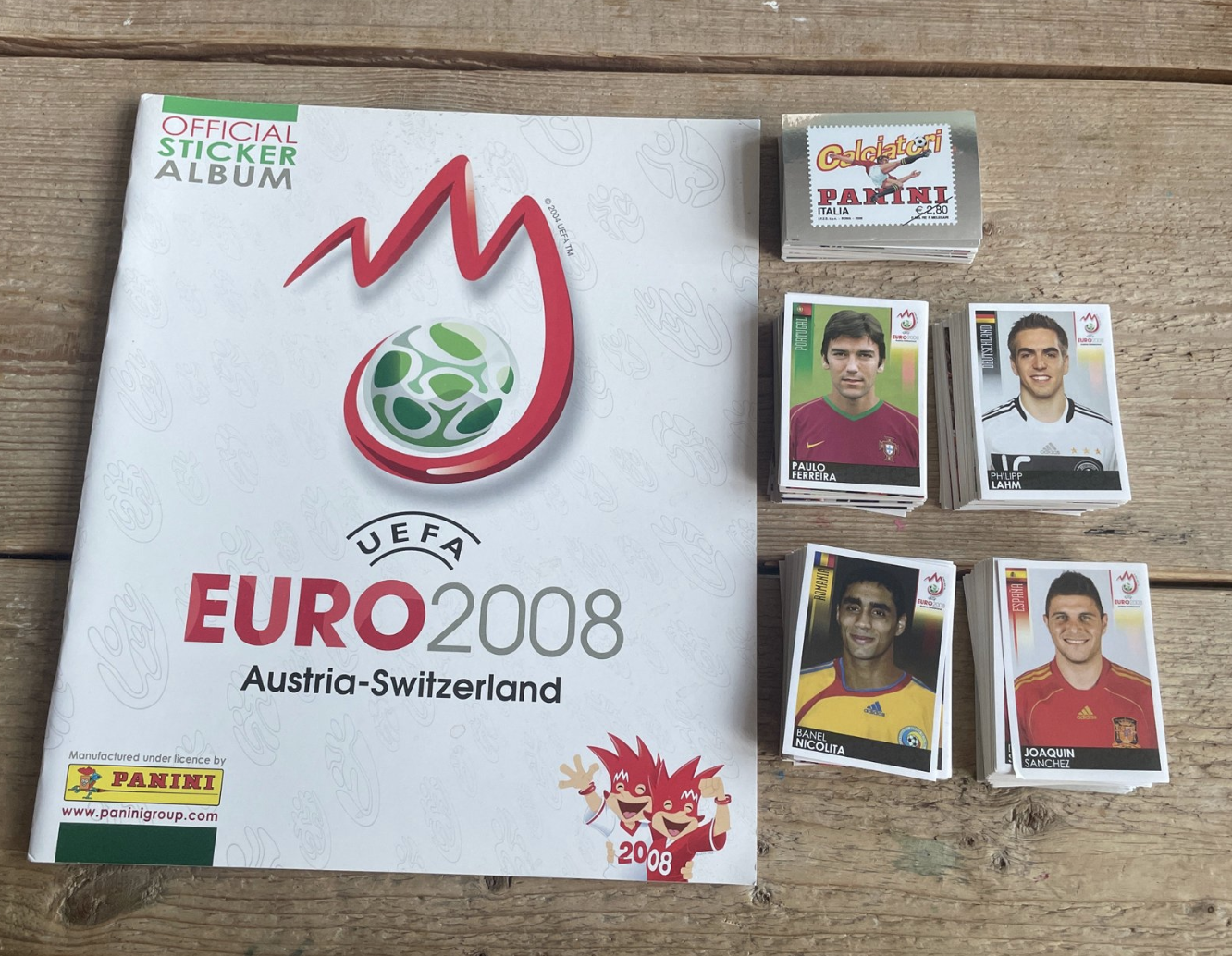Official UEFA Euro 2008 Panini sticker album